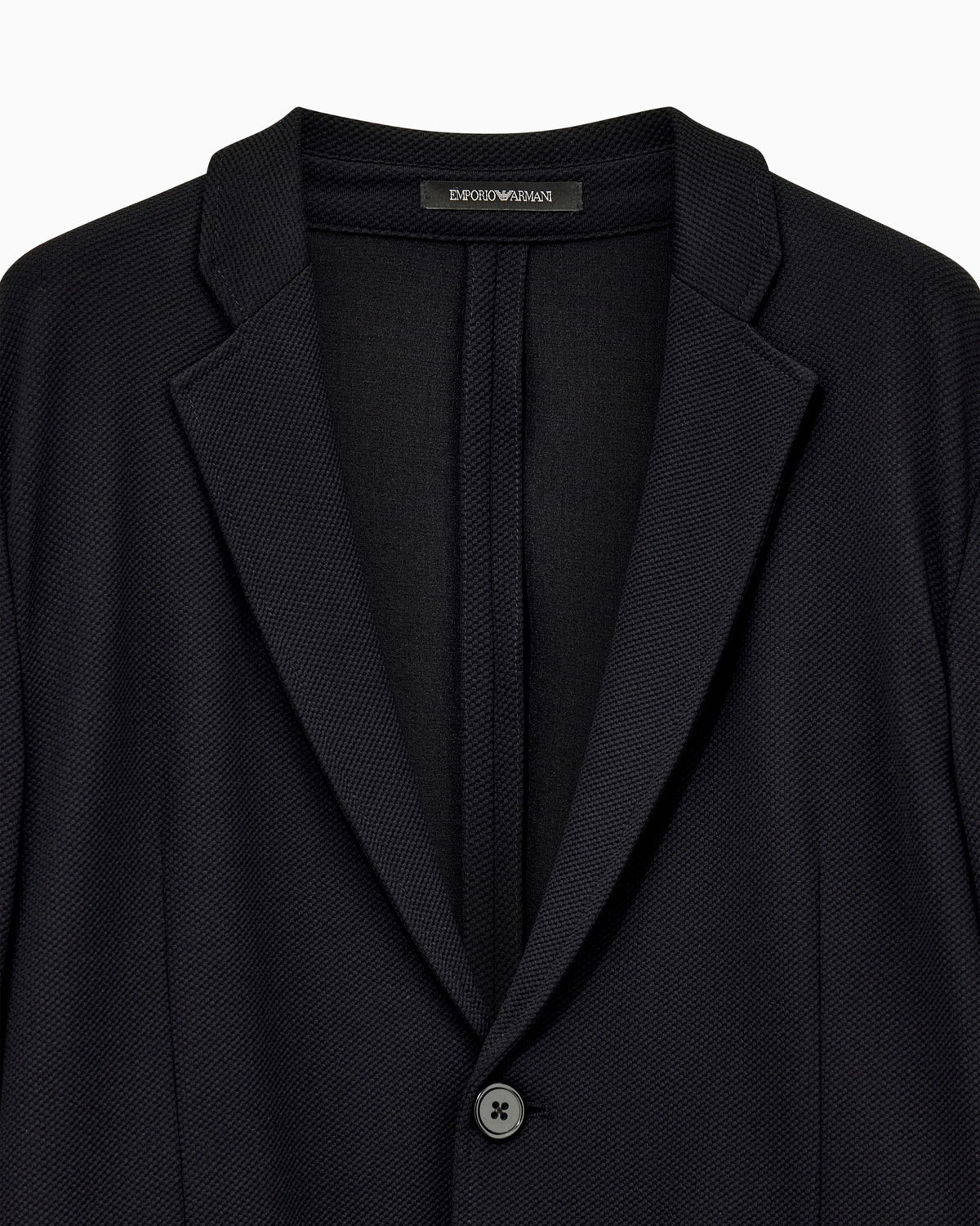 Blazer in techno jersey piquet with regular fit