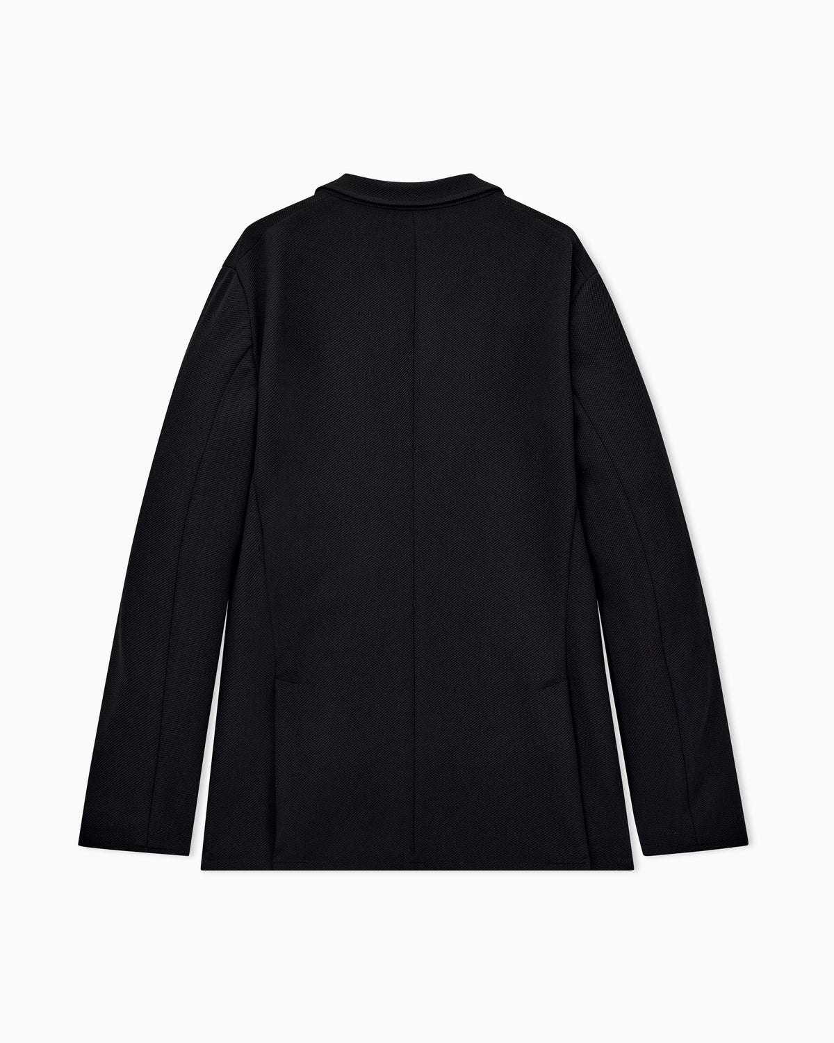 Blazer in techno jersey piquet with regular fit