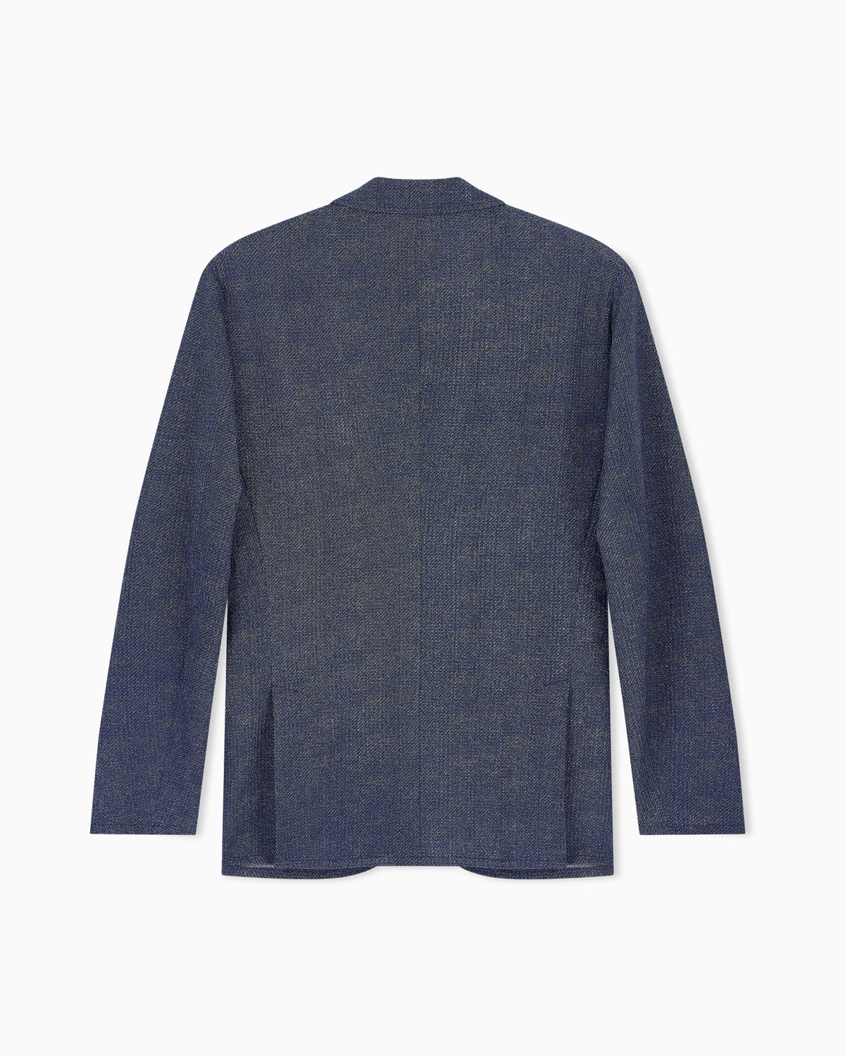 Unlined blazer in printed seersucker