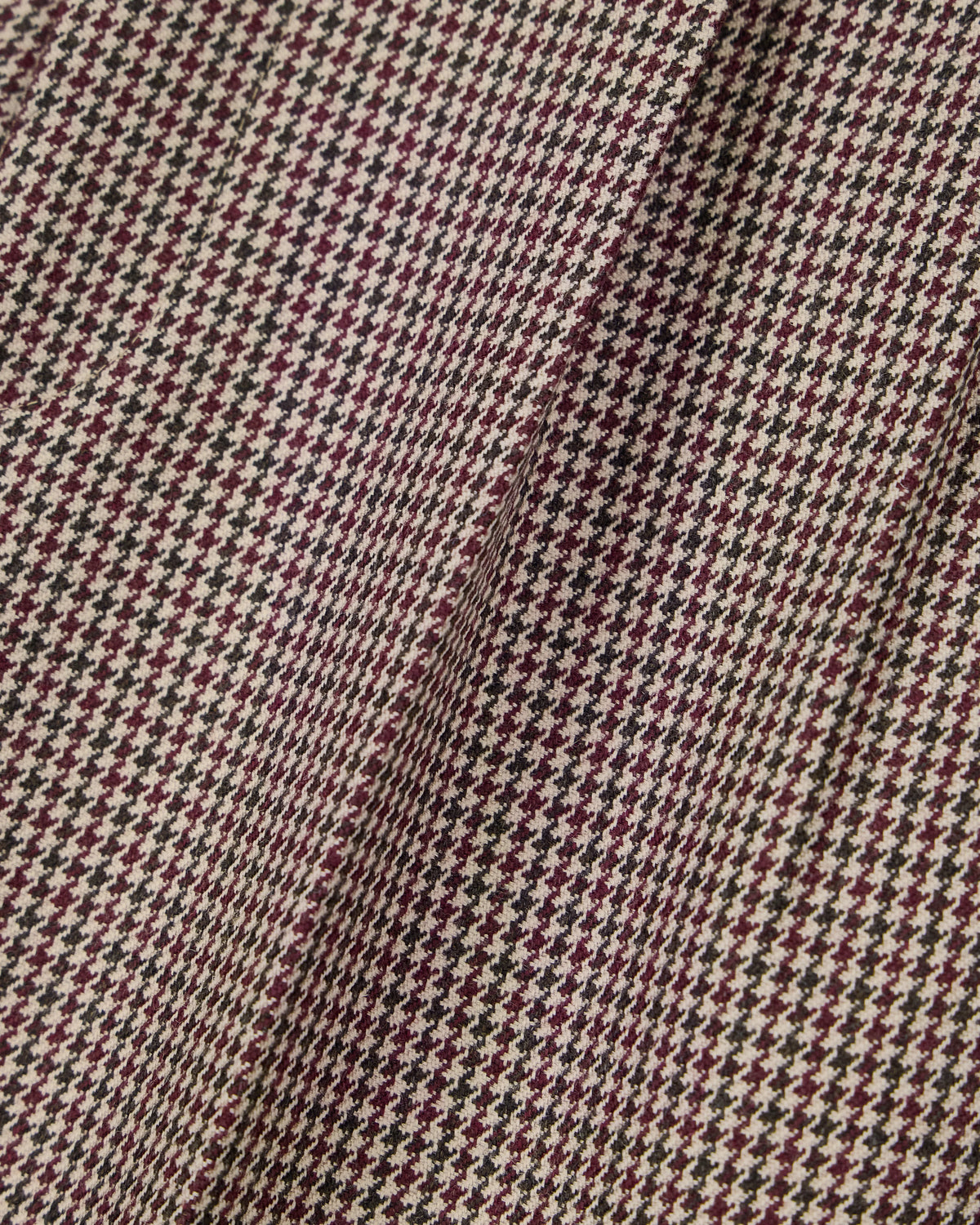 Trousers in checked tweed