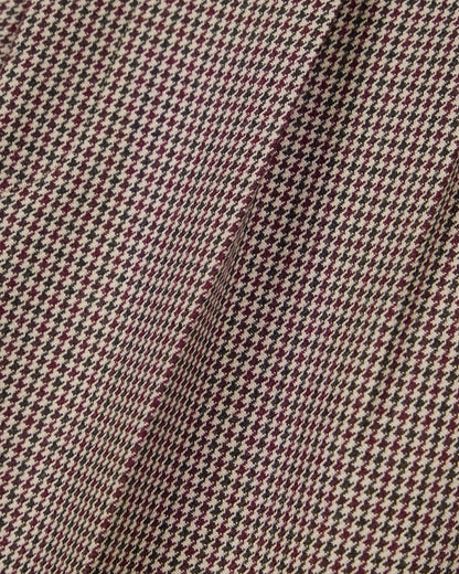 Trousers in checked tweed
