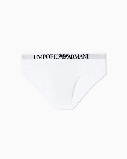 Stretch jersey briefs with logo waistband Essential