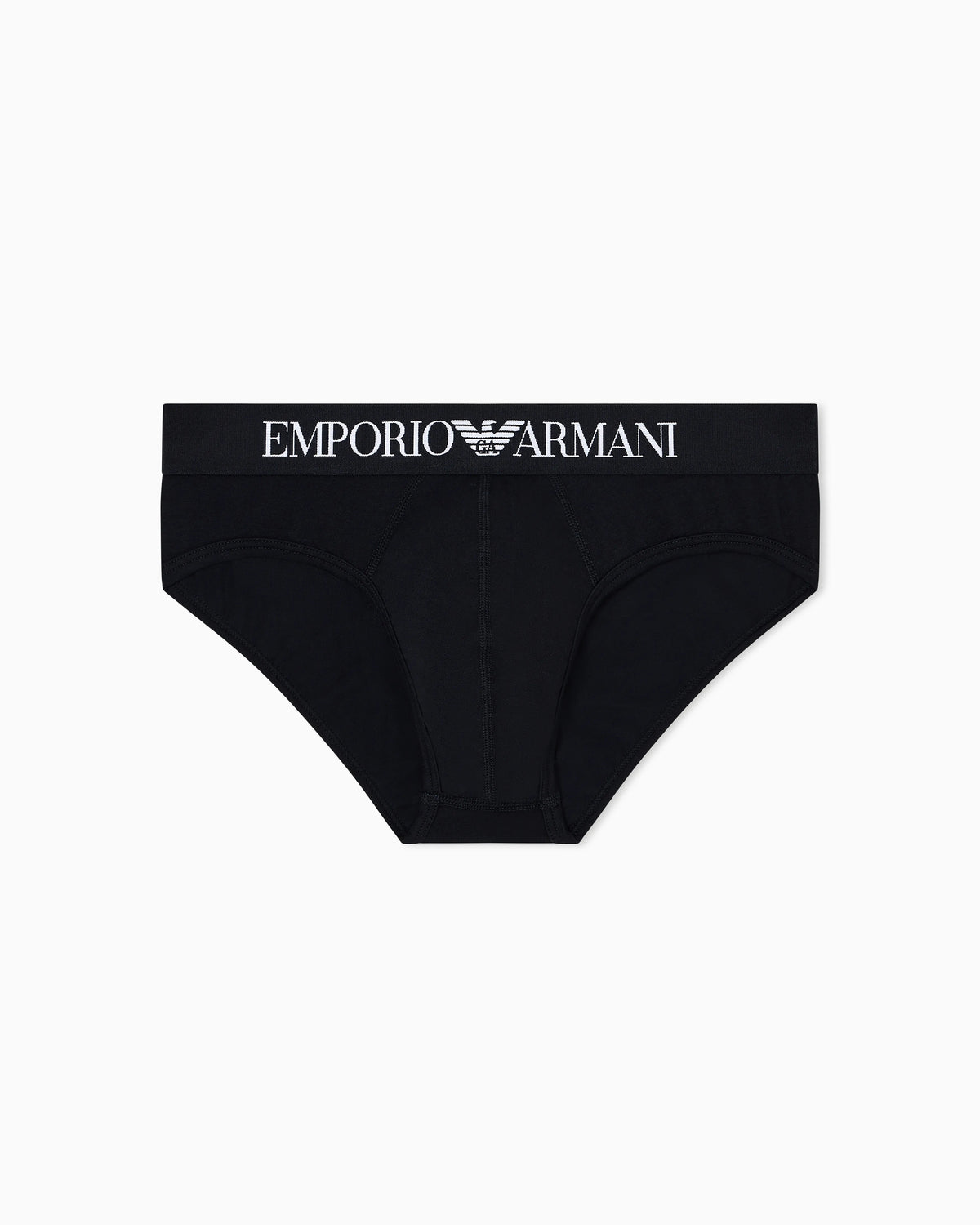 Stretch jersey briefs with logo waistband Essential