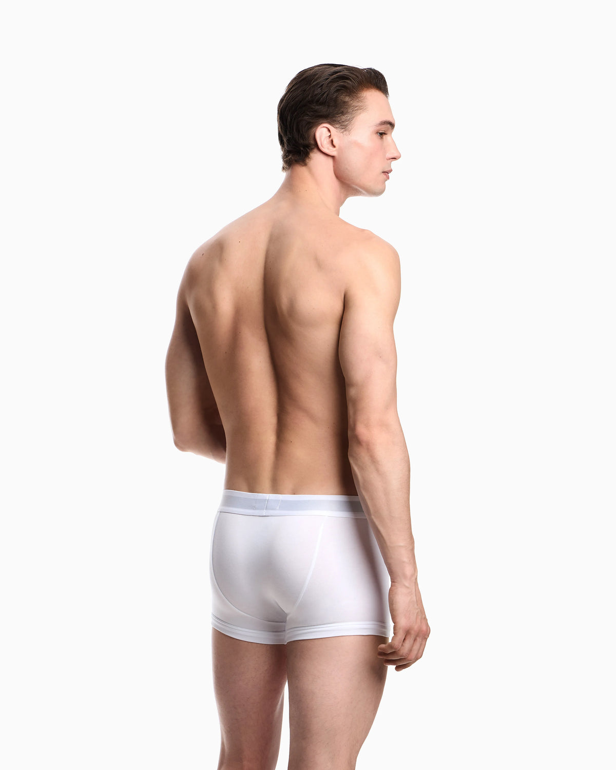 Stretch boxer in cotton jersey with elastic waist Essential