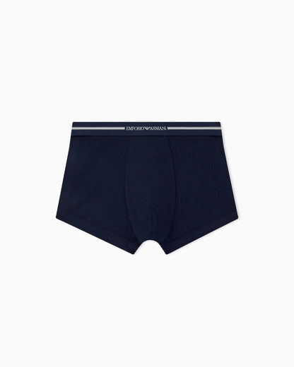 Trunks in cotton jersey with an elasticated waistband