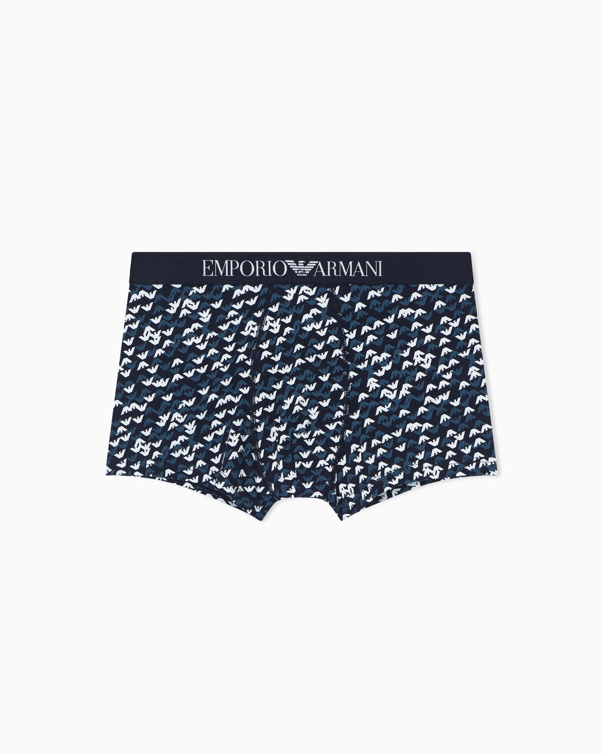 Boxer briefs in an all-over logo print jersey