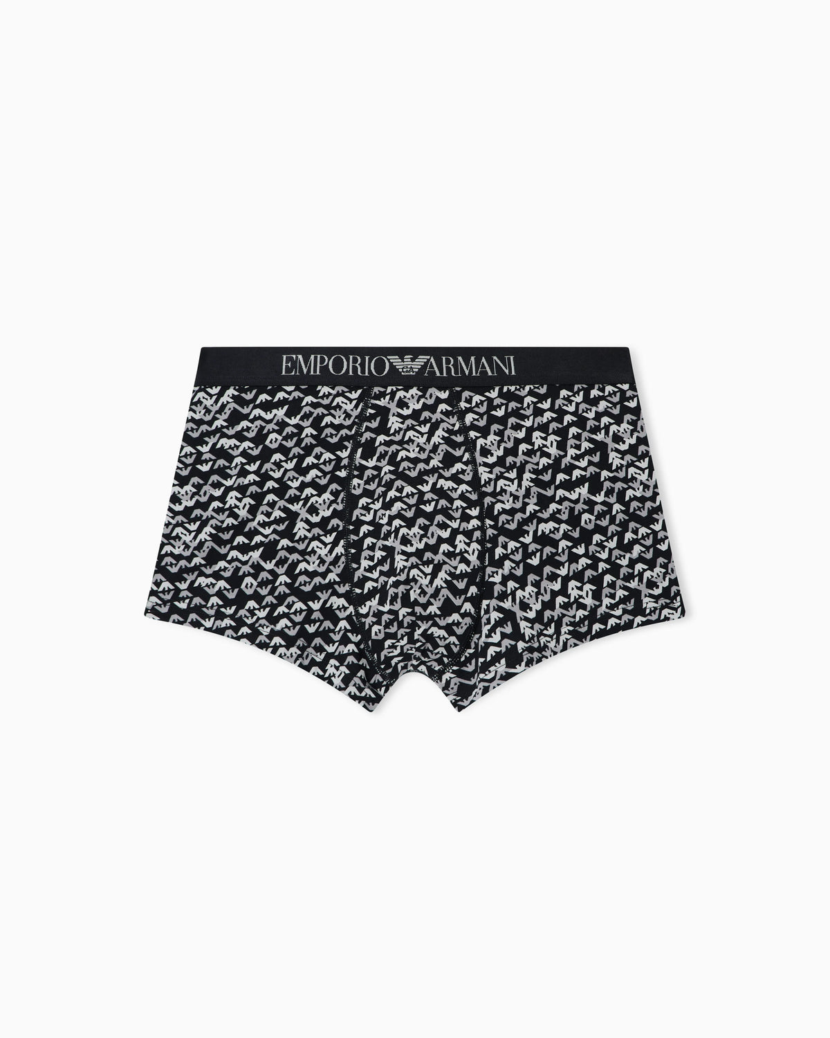 Boxer briefs in an all-over logo print jersey