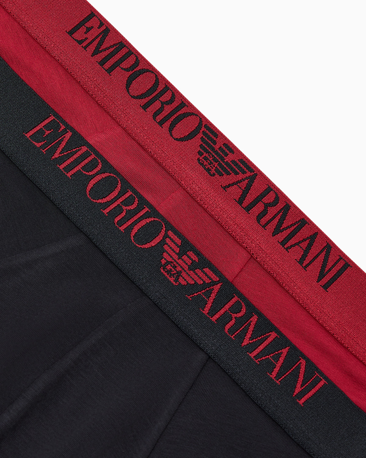 Two-pack of eco viscose jersey briefs with logo waistband