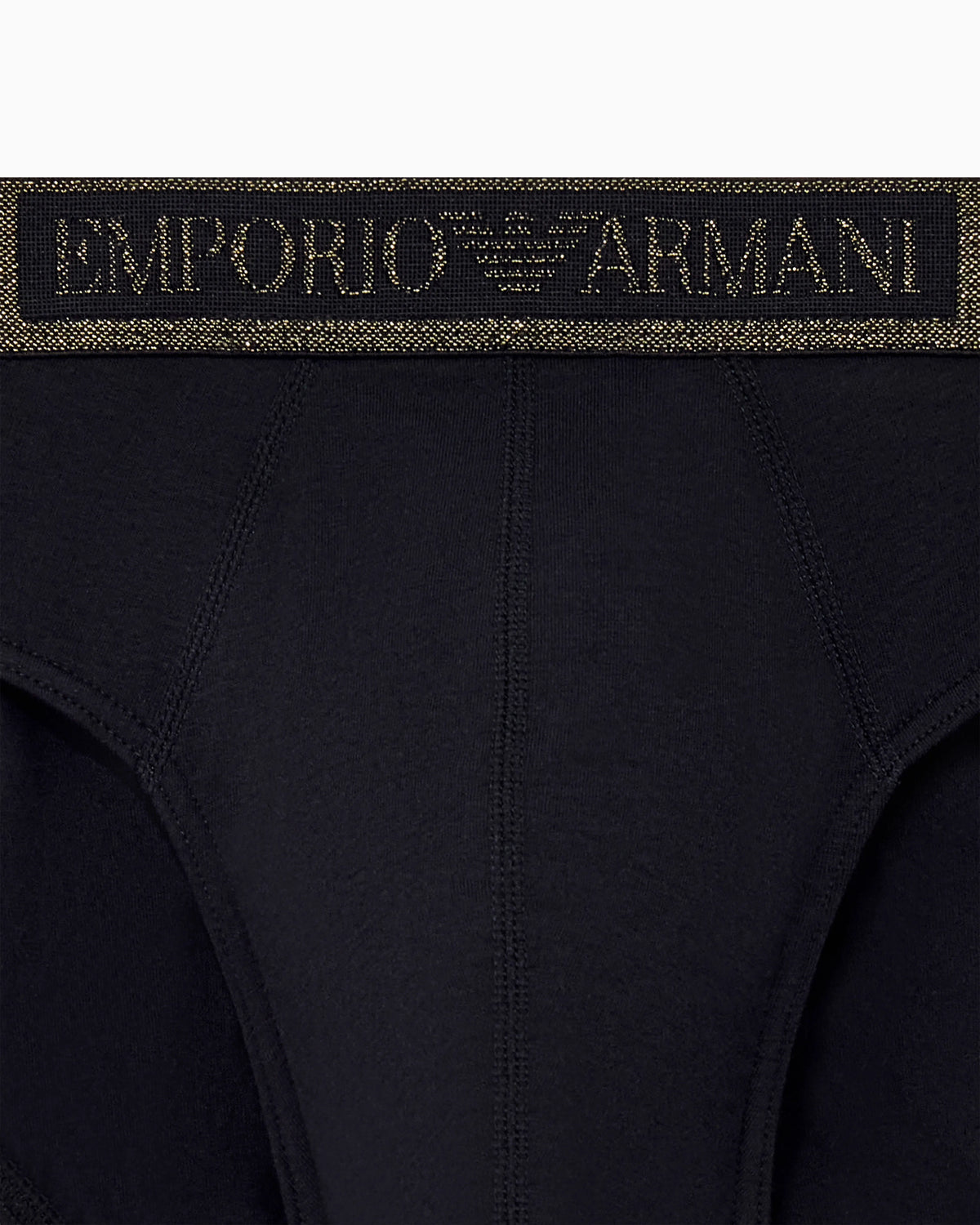 Two-pack cotton jersey briefs with an elastic waistband