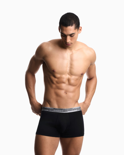 2-pack cotton jersey boxer briefs with elastic waistband
