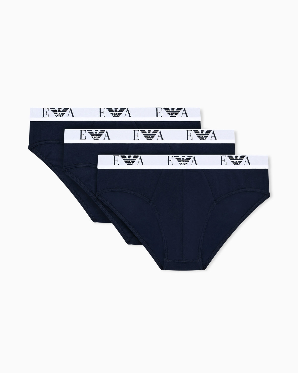 Stretch jersey briefs in a cotton 3-pack Essential