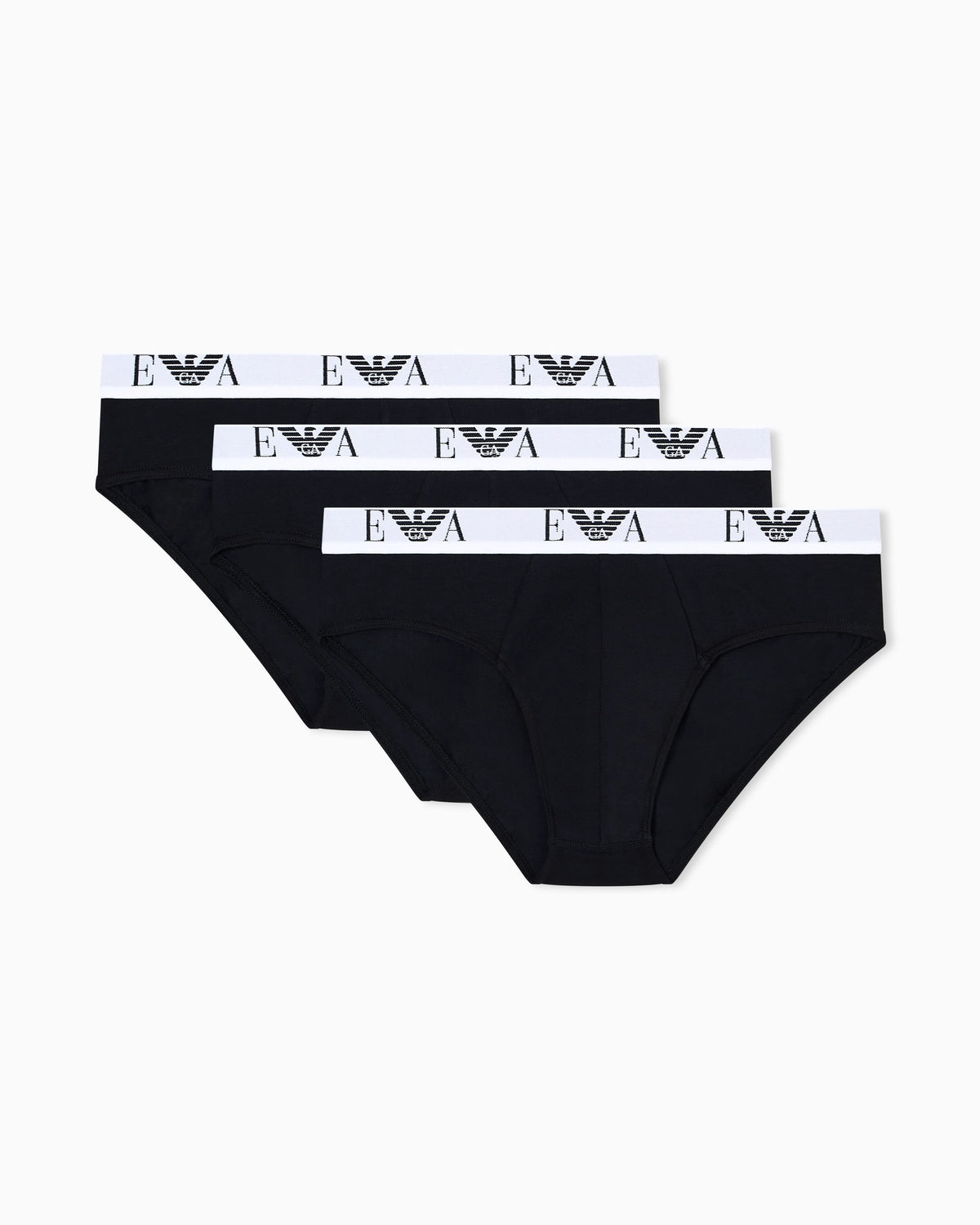 Stretch jersey briefs in a cotton 3-pack Essential