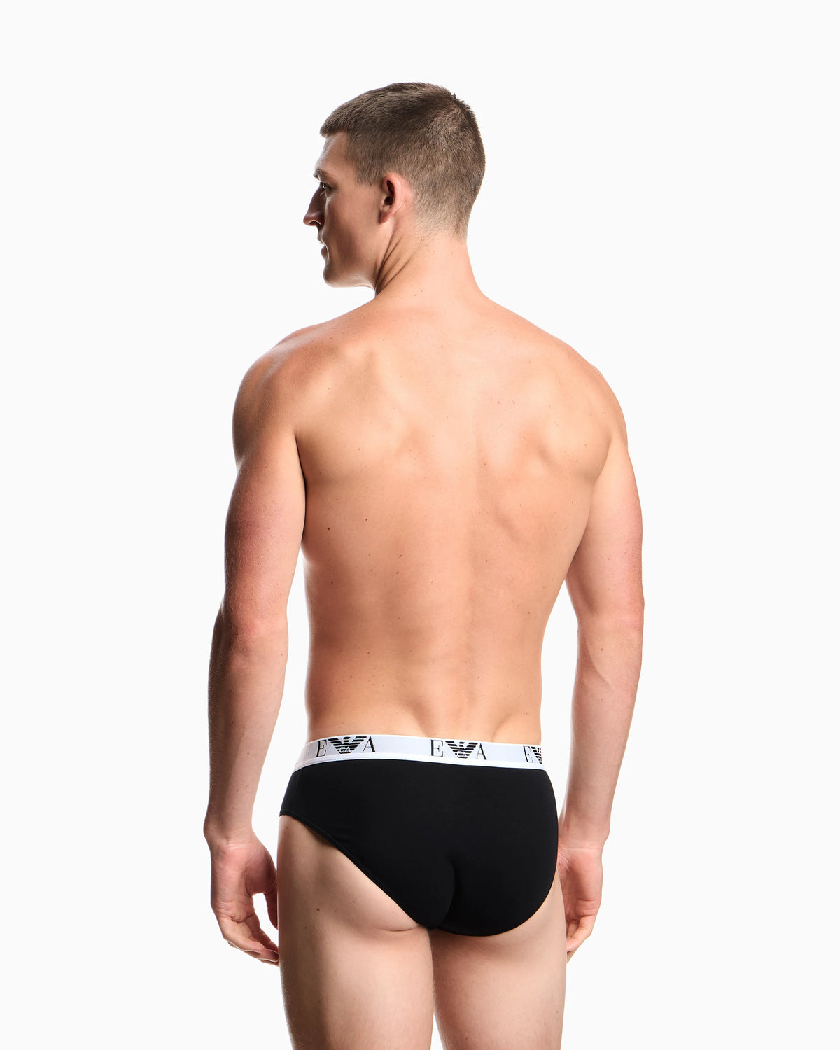 Stretch jersey briefs in a cotton 3-pack Essential