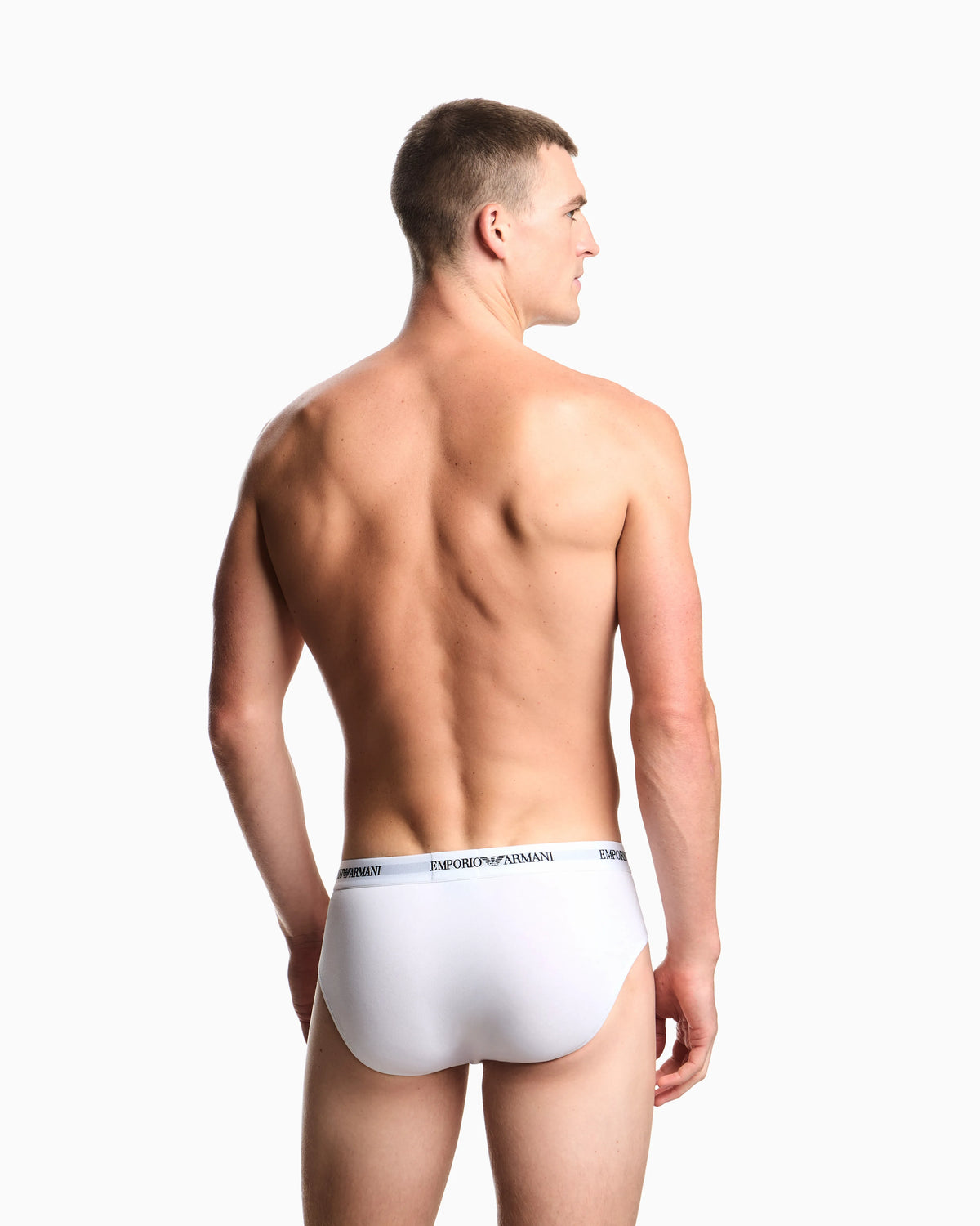 Three pack briefs in stretch cotton jersey Essential
