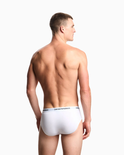 Three pack briefs in stretch cotton jersey Essential