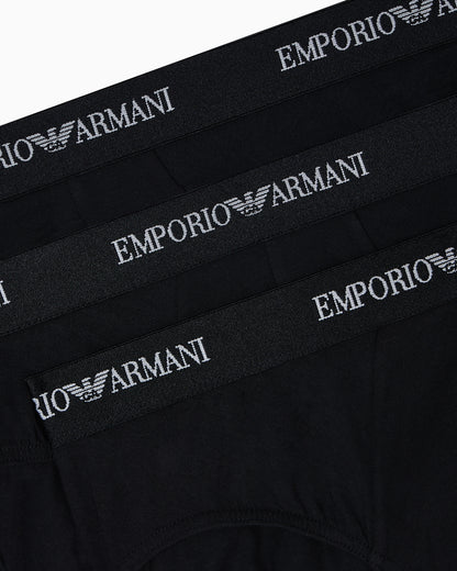 Three pack briefs in stretch cotton jersey Essential