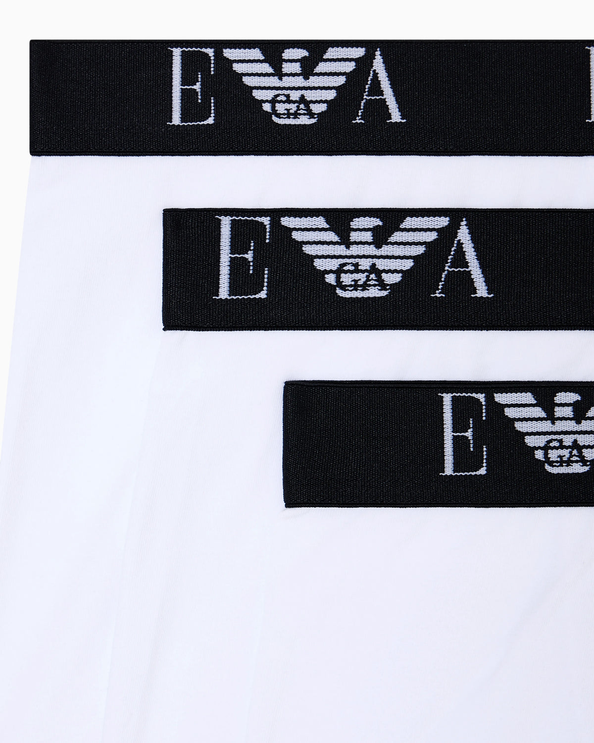 Three-pack of stretch jersey boxer briefs with EA logoband