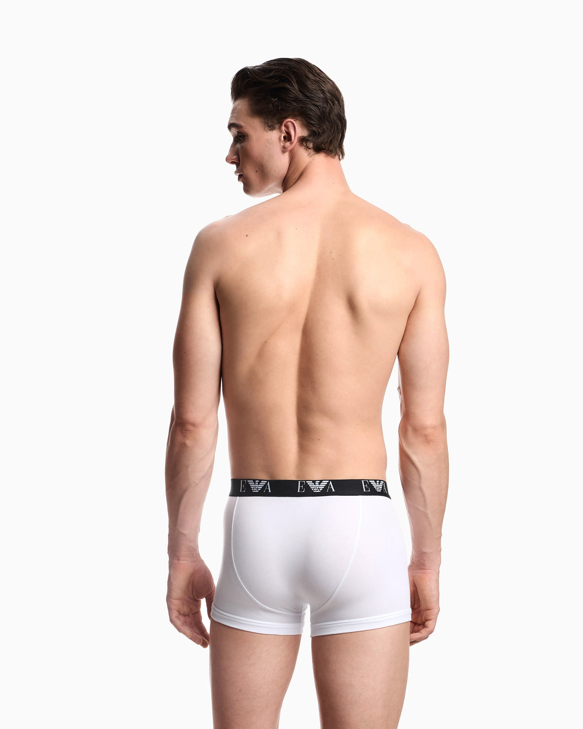 Three-pack of stretch jersey boxer briefs with EA logoband