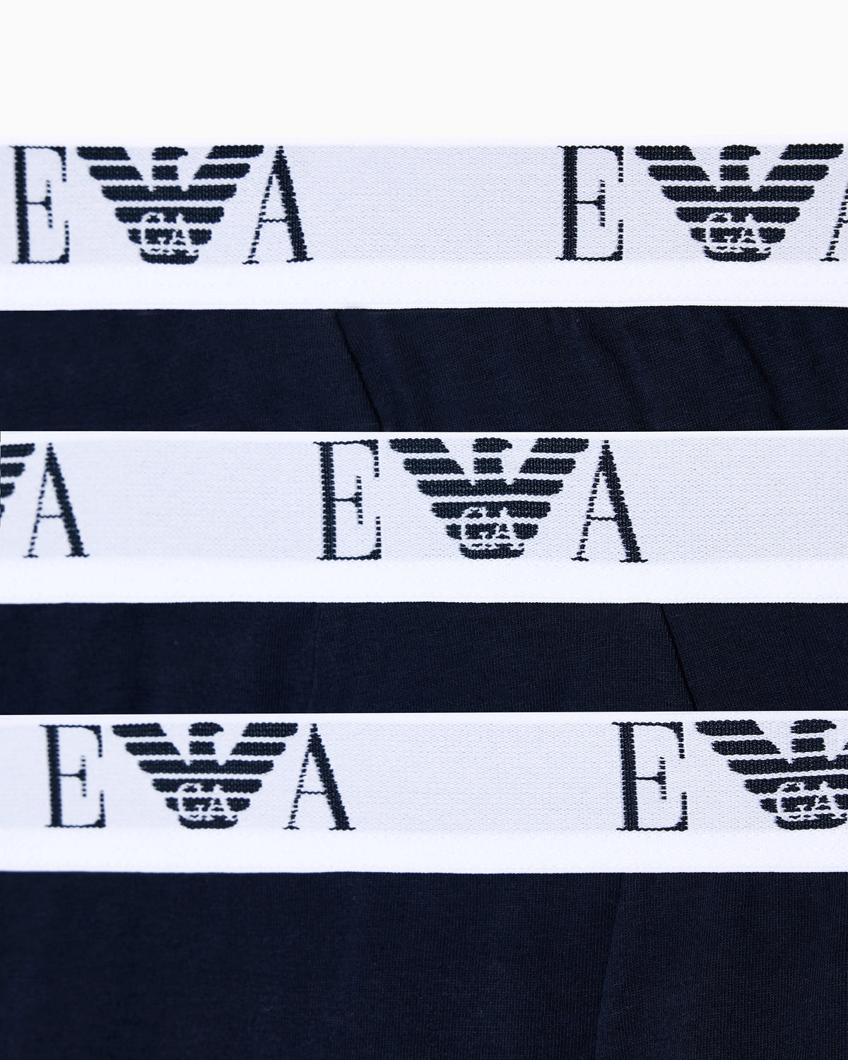 Three-pack of stretch jersey boxer briefs with EA logoband