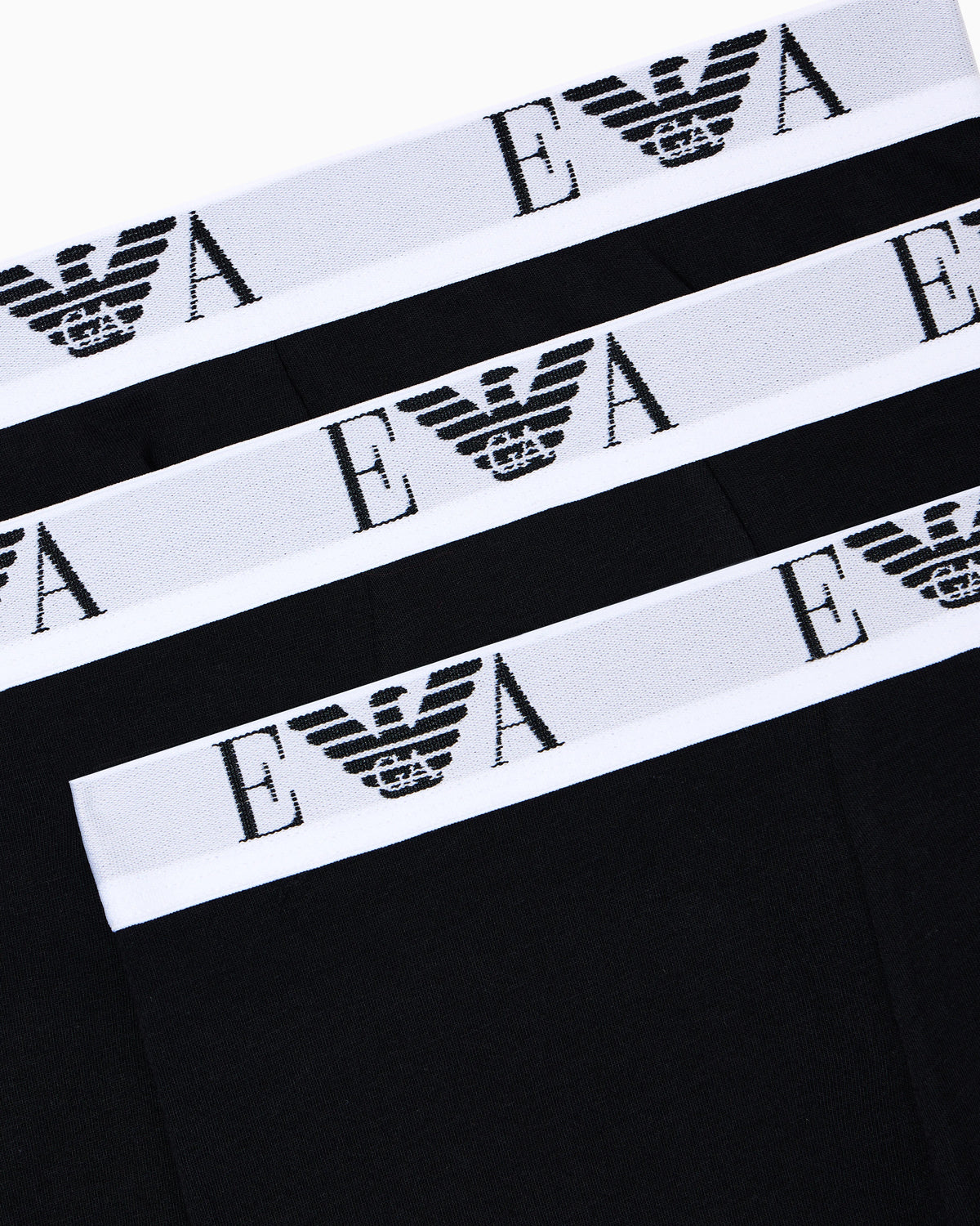 Three-pack of stretch jersey boxer briefs with EA logoband