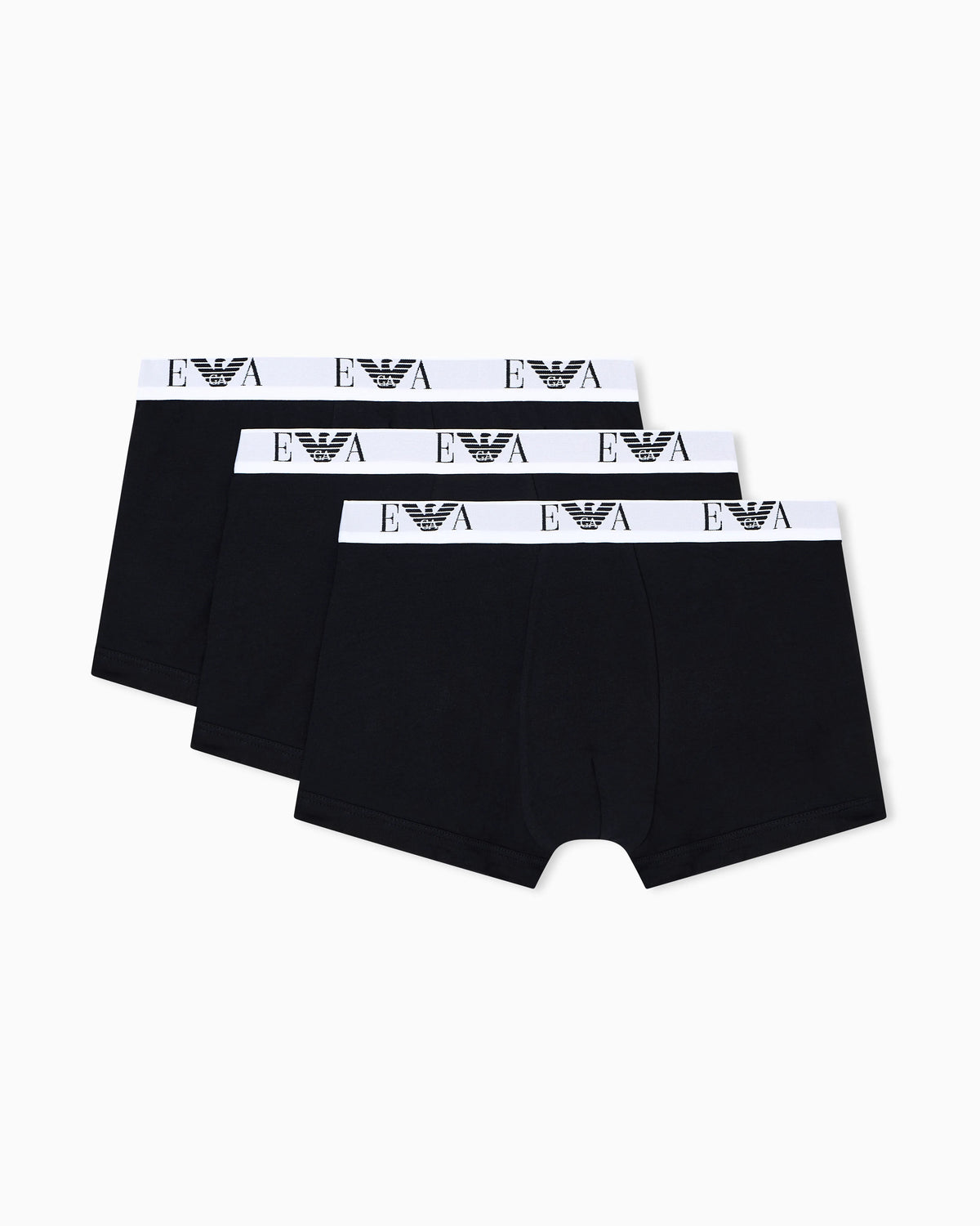 Three-pack of stretch jersey boxer briefs with EA logoband