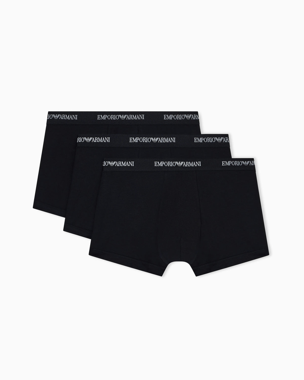 Boxer underwear 3-pack in stretch cotton jersey Essential