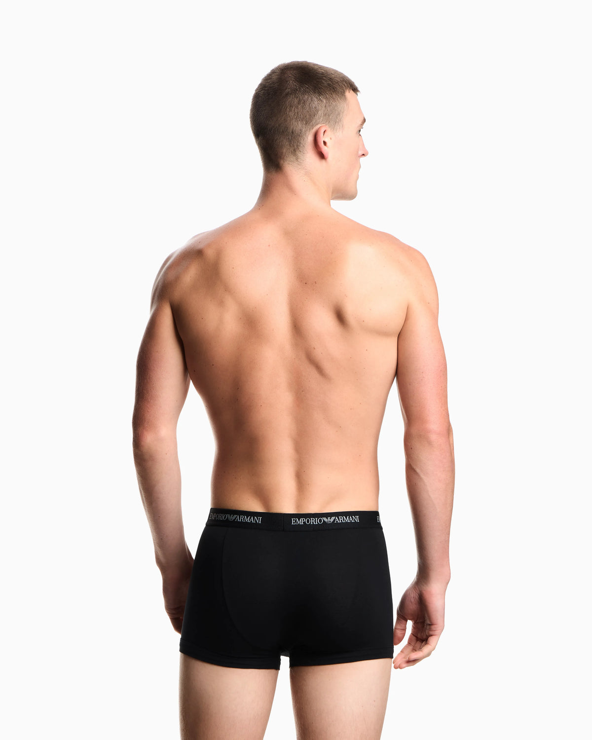 Boxer underwear 3-pack in stretch cotton jersey Essential