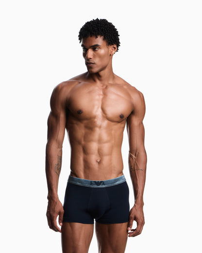 Three-pack of Shiny logoband organic jersey boxer briefs