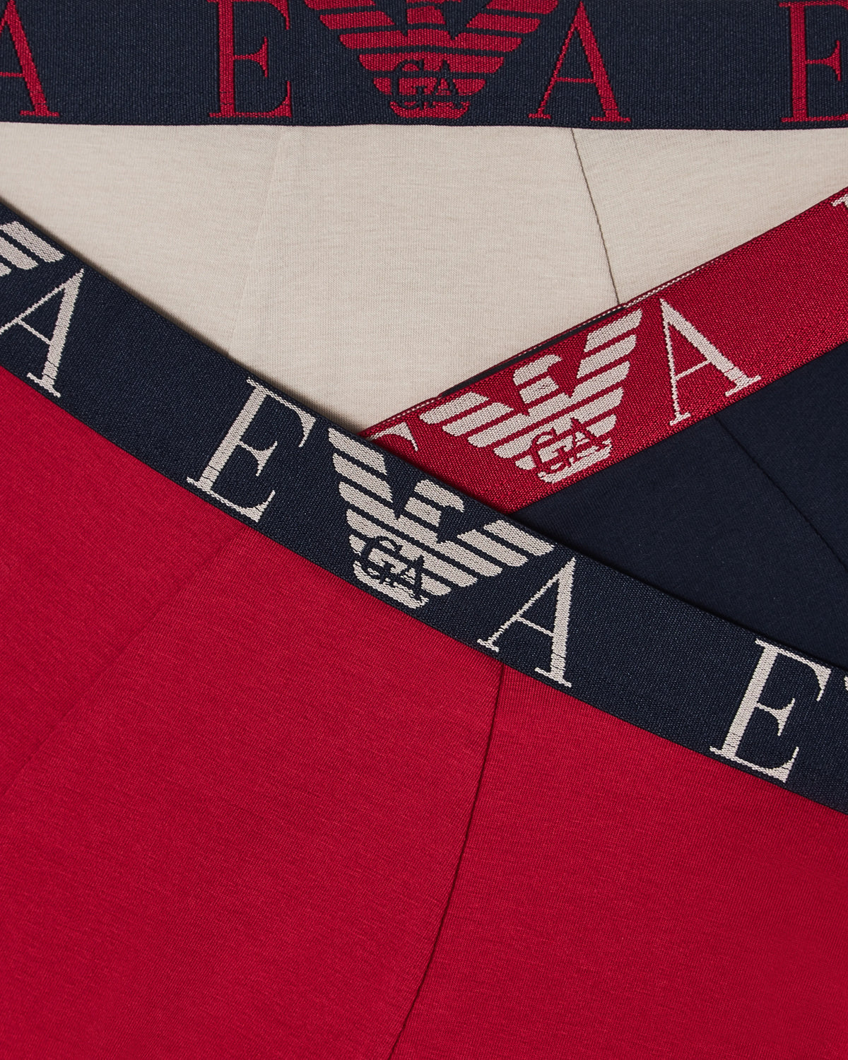 Three-pack of boxer briefs with bold monogram logo