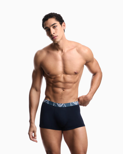 Three-pack of boxer briefs with bold monogram logo