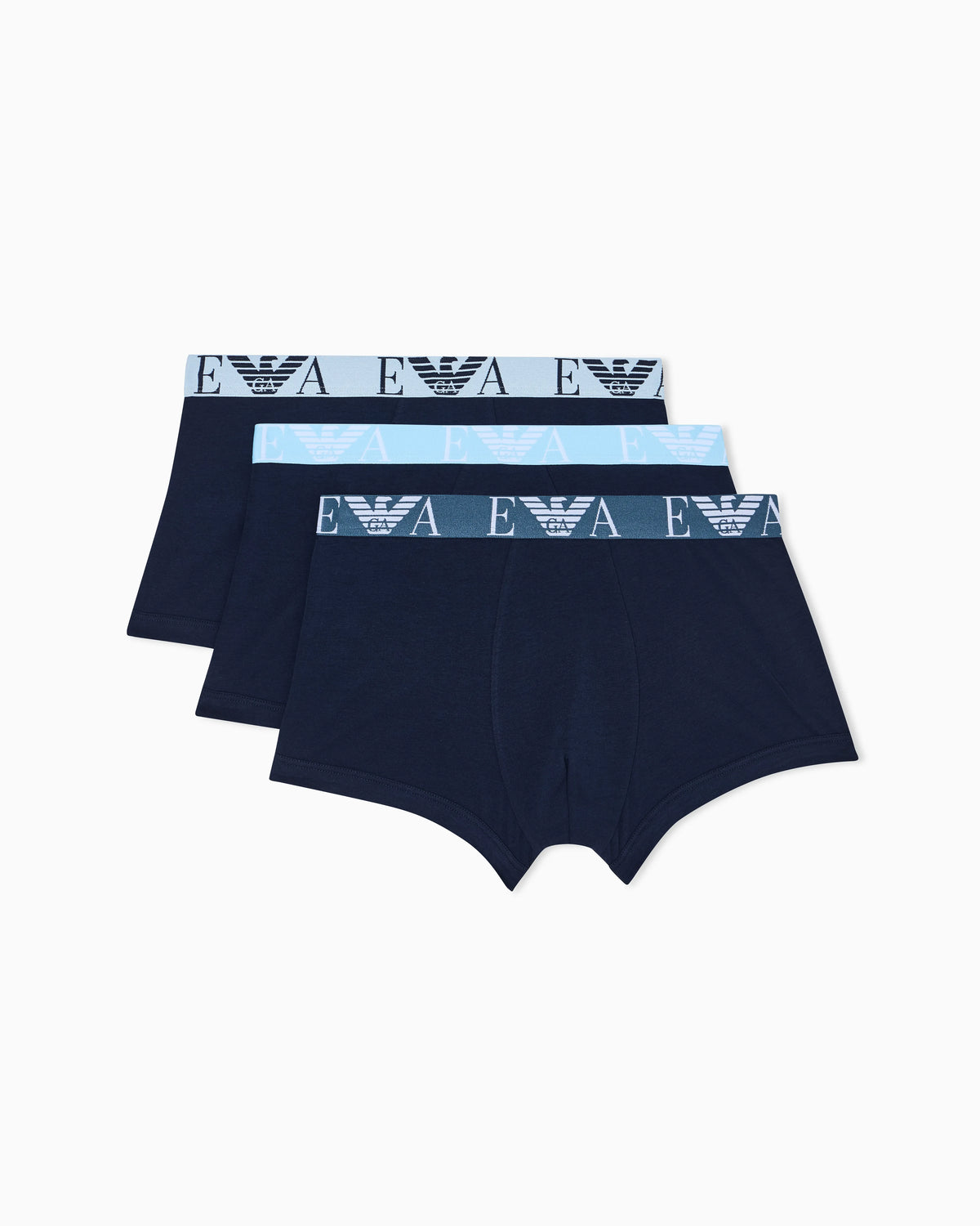 Three-pack of boxer briefs with bold monogram logo