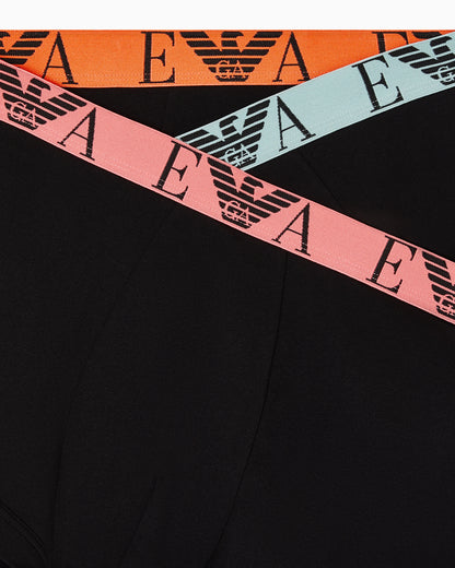 Three-pack of boxer briefs with bold monogram logo