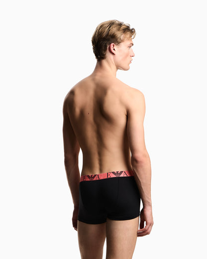 Three-pack of boxer briefs with bold monogram logo