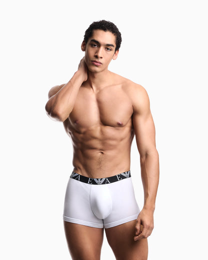 Three-pack of boxer briefs with bold monogram logo