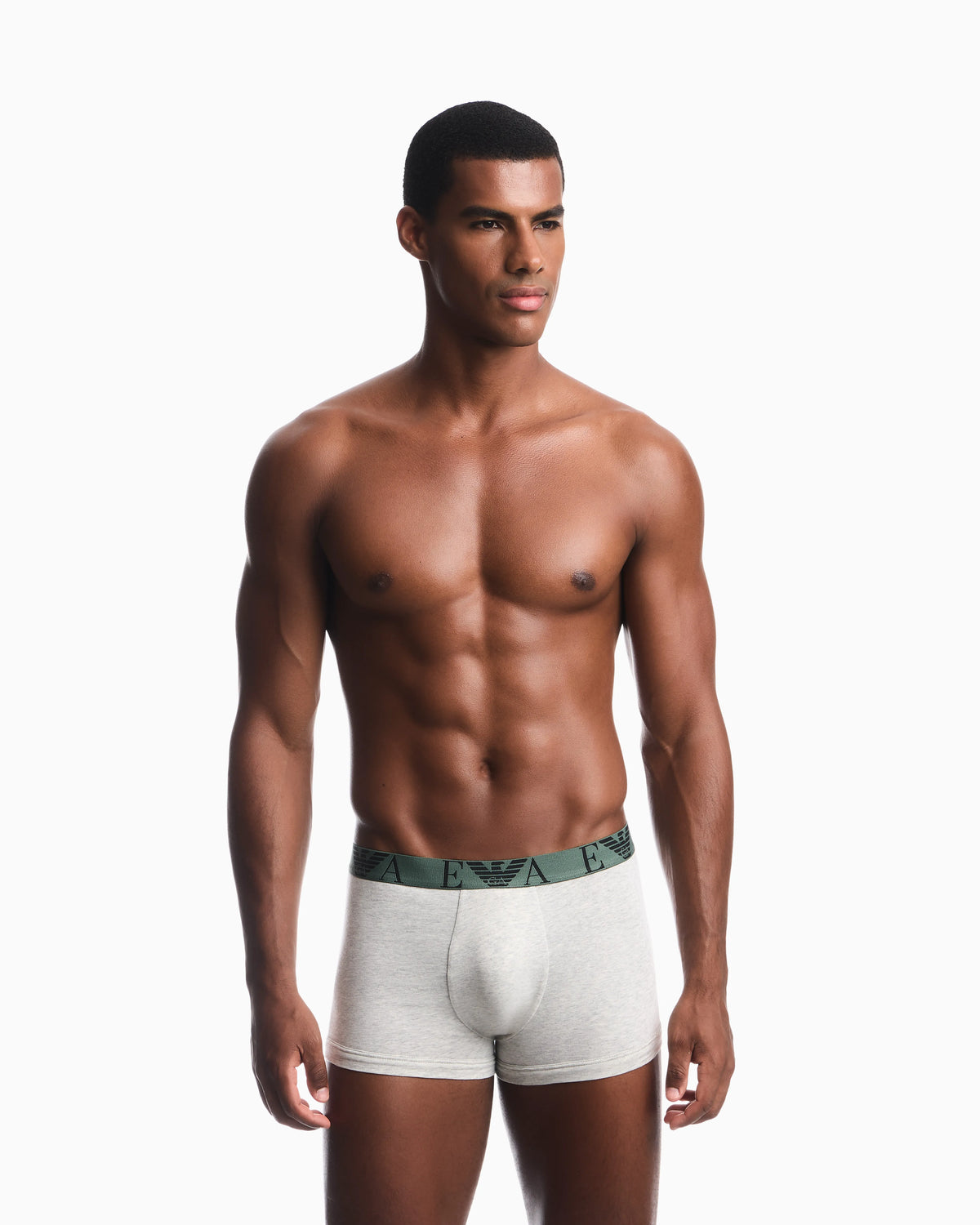 Regular fit 3-pack jersey trunks with a bold monogram
