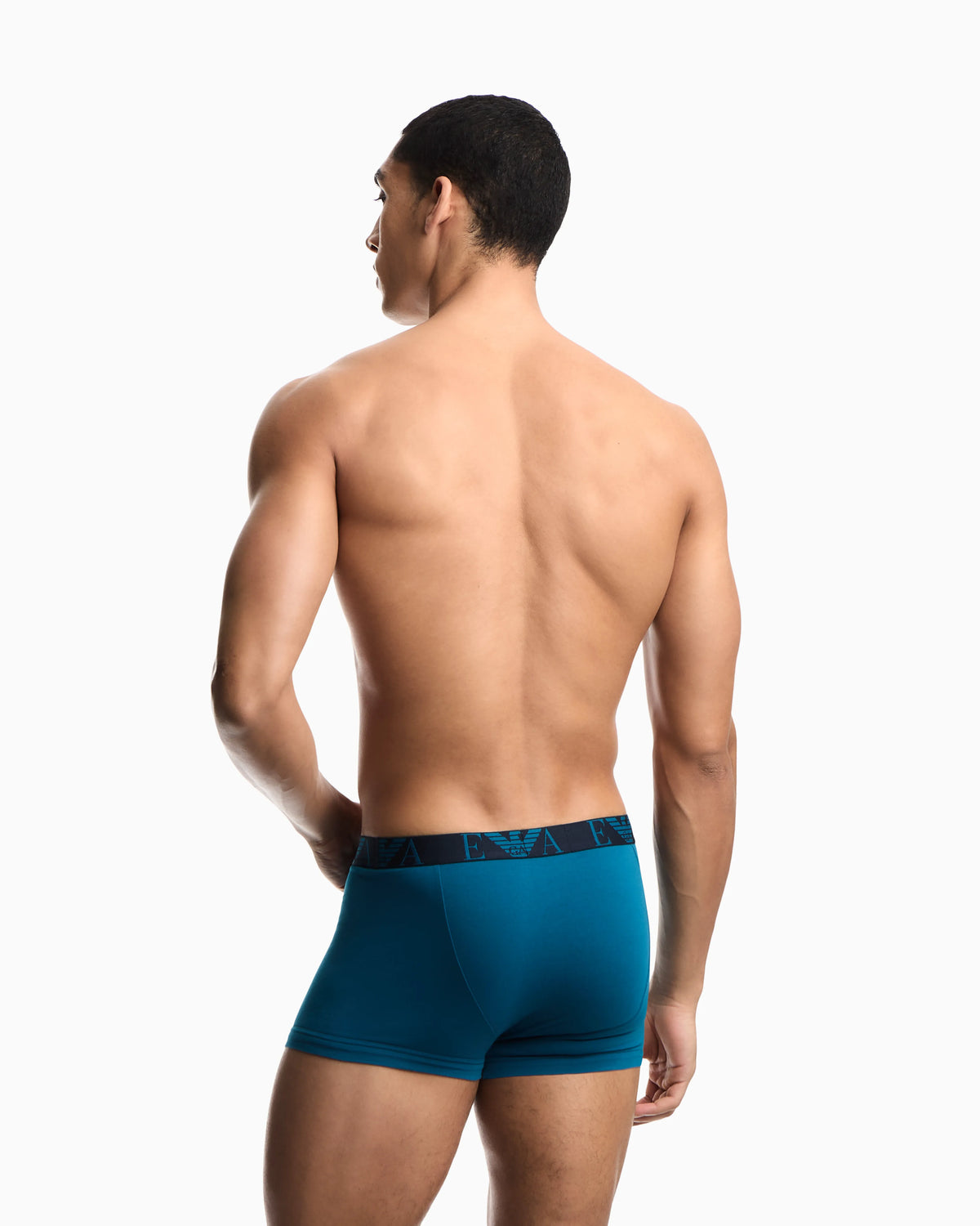 Regular fit 3-pack jersey trunks with a bold monogram