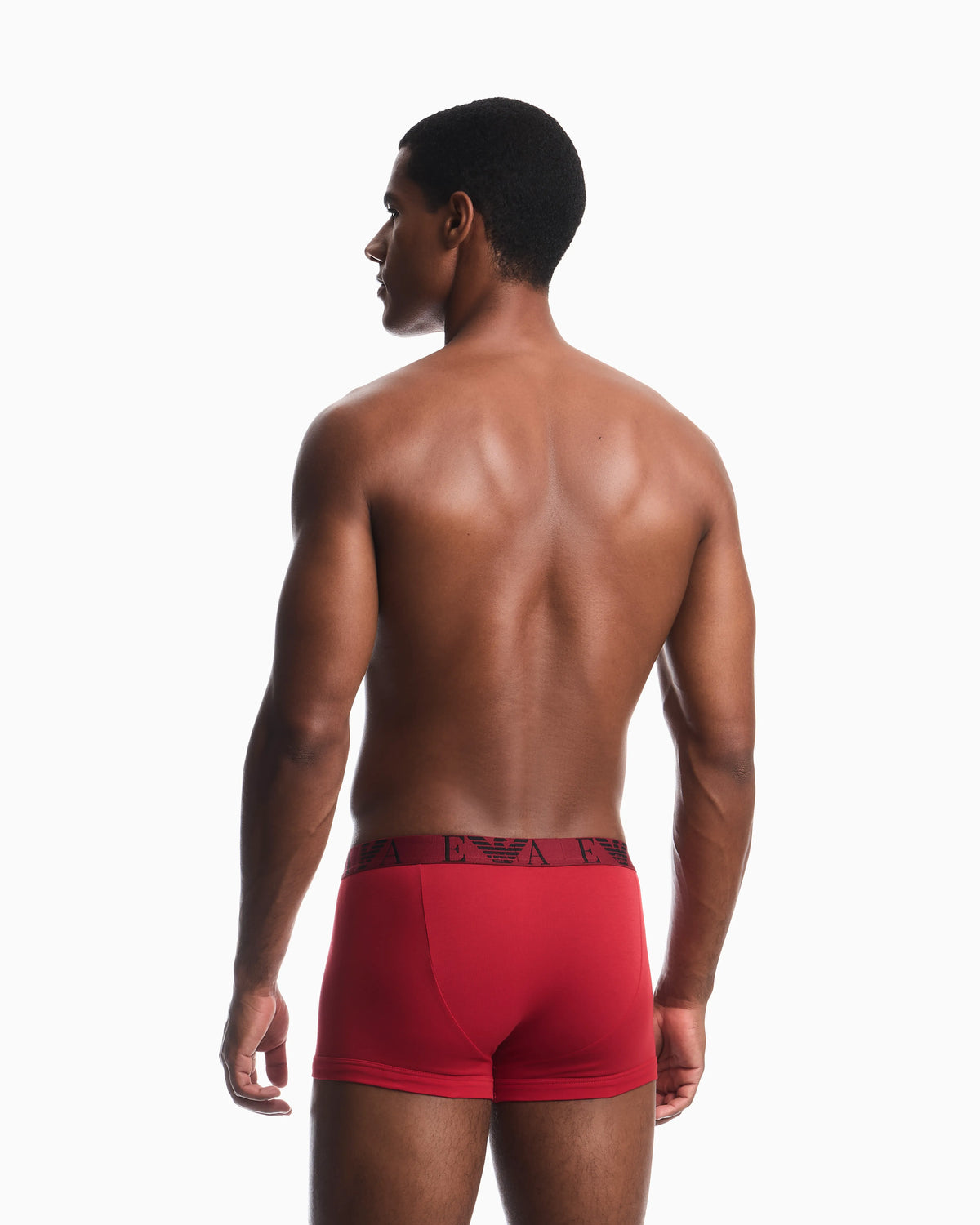 Regular fit 3-pack jersey trunks with a bold monogram