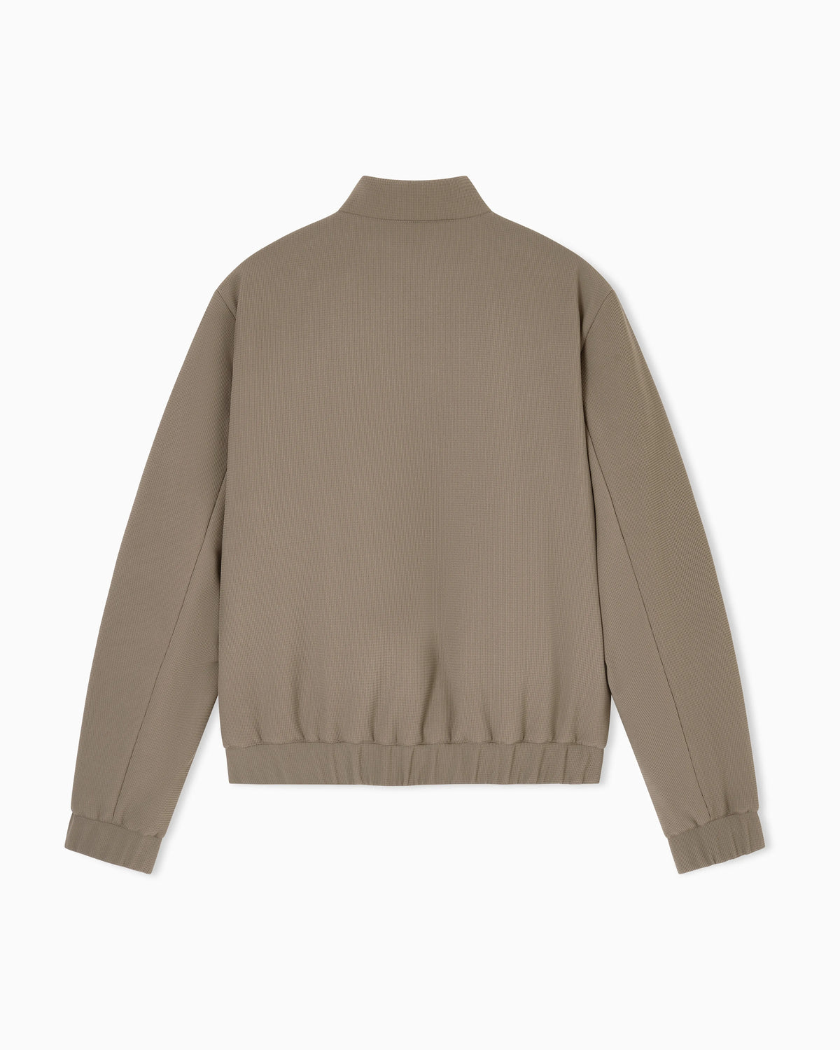 Icon 3D piqué-effect crêpe jersey blouson