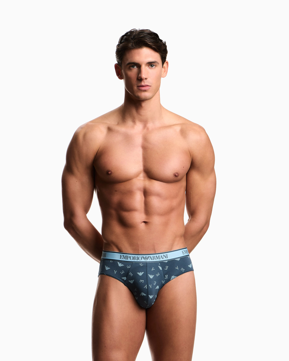 Three-pack of briefs with Core logo waistband