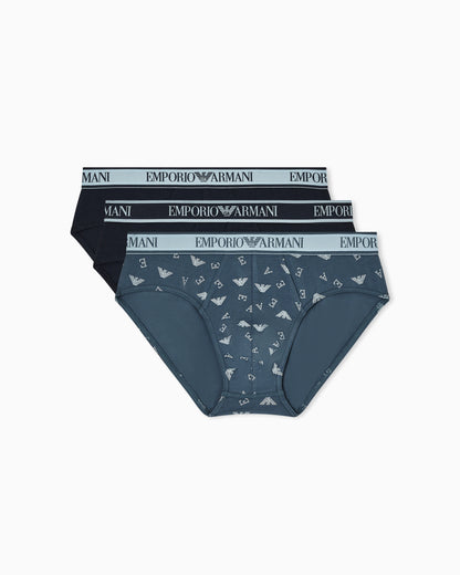Three-pack of briefs with Core logo waistband