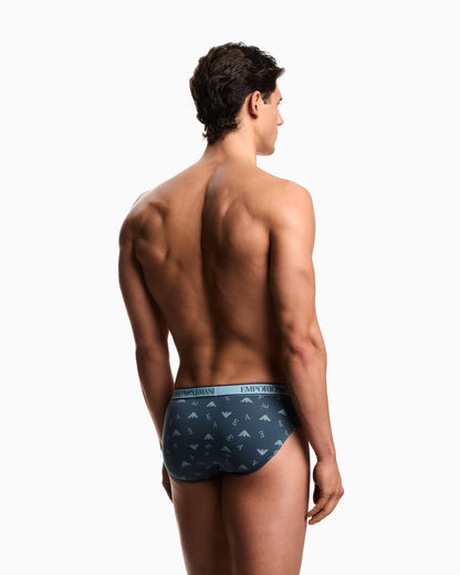 Three-pack of briefs with Core logo waistband