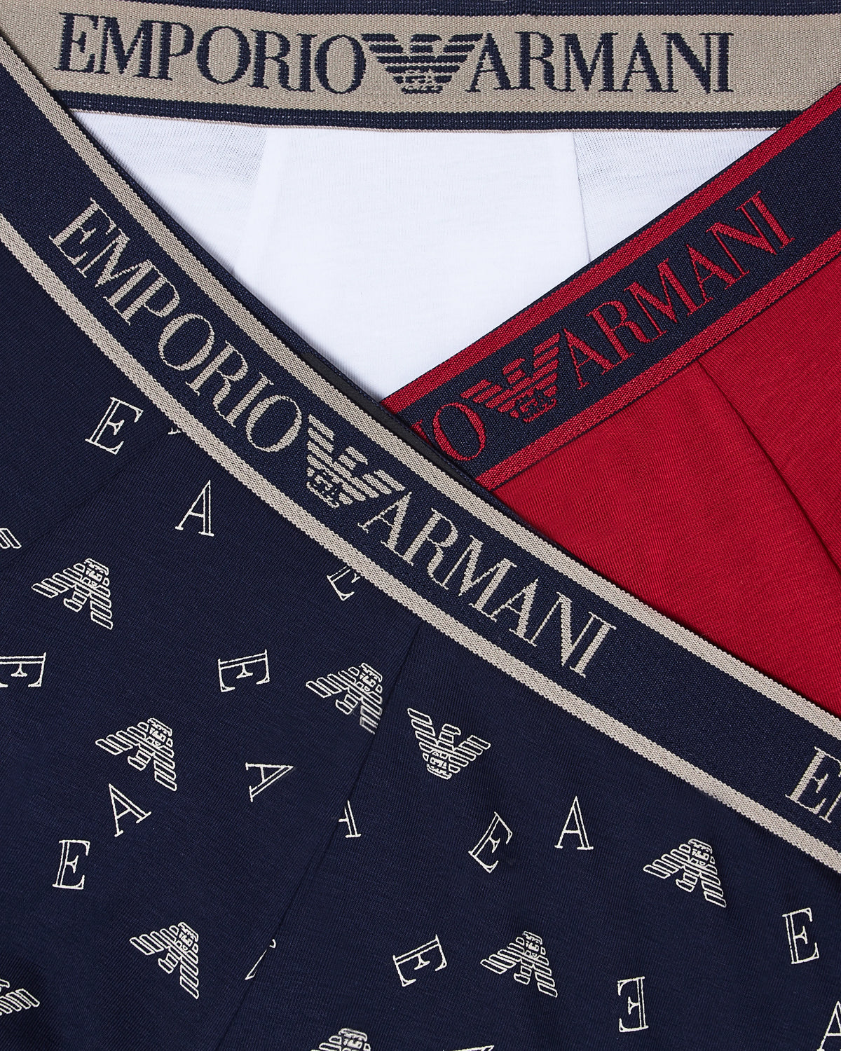 Three-pack of boxer briefs with Core logo waistband