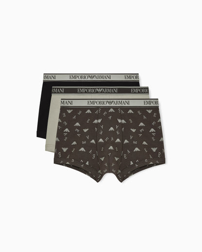 Three-pack of boxer briefs with Core logo waistband