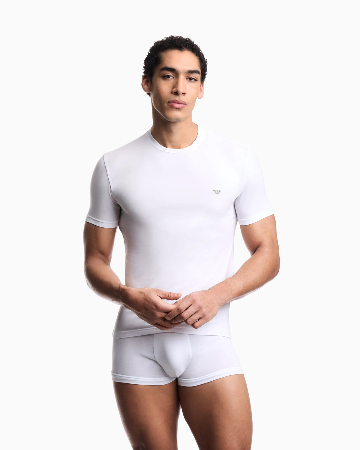 Fitted loungewear T-shirt in soft modal