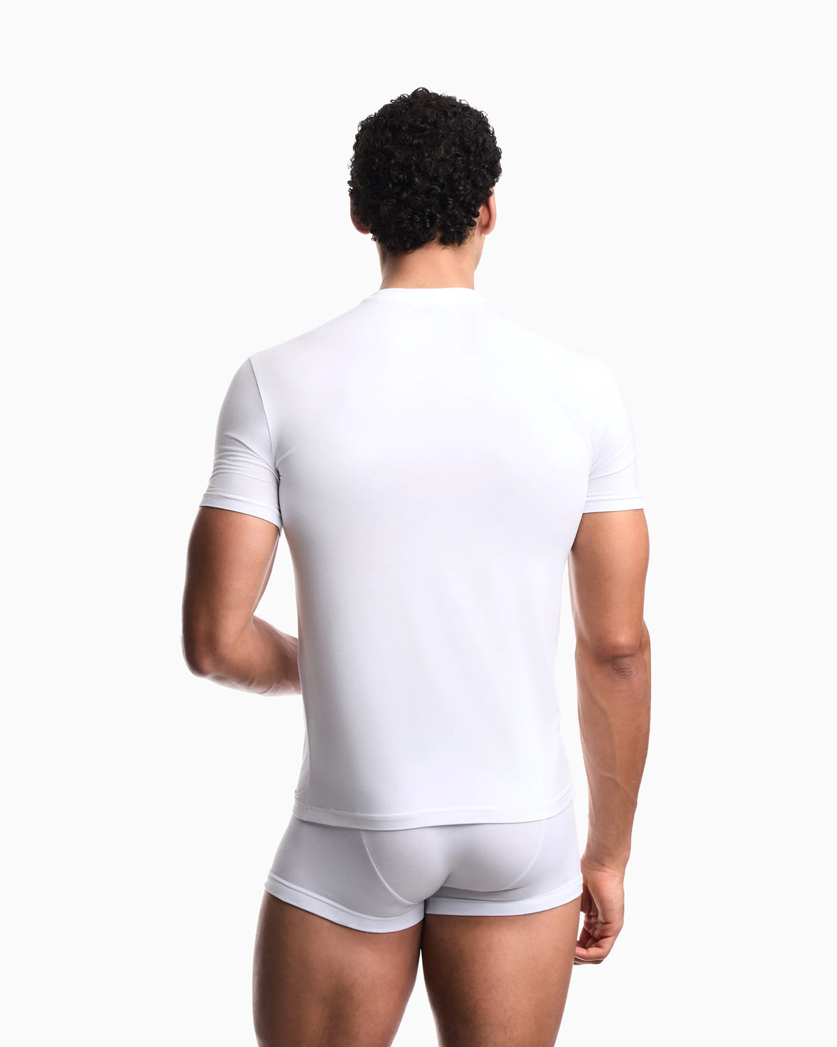 Fitted loungewear T-shirt in soft modal