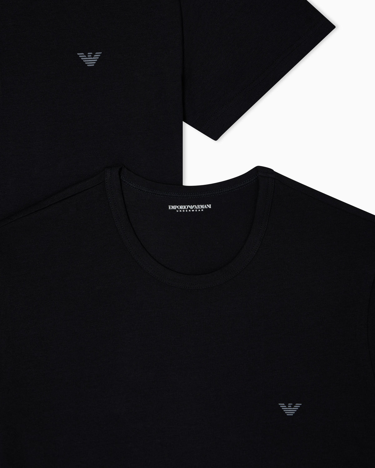 Short sleeve t-shirt 2-pack in stretch cotton Essential