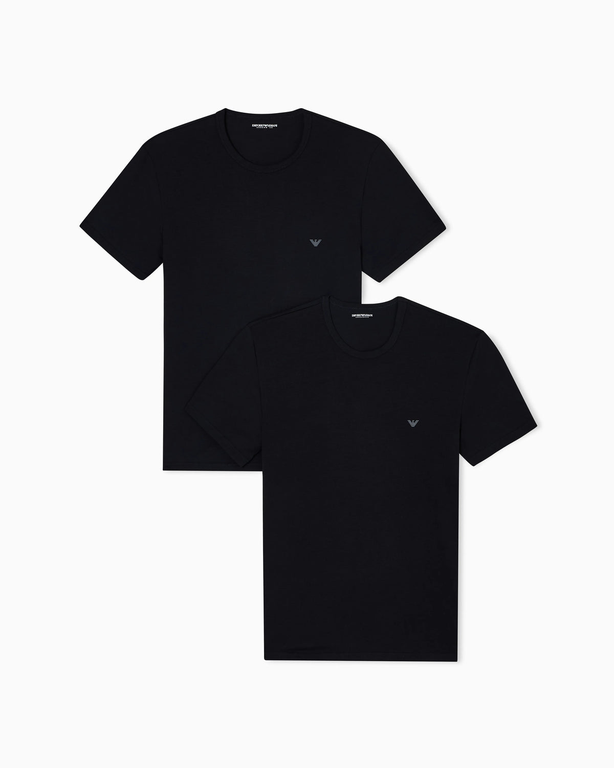 Short sleeve t-shirt 2-pack in stretch cotton Essential