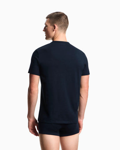 Two-pack of stretch jersey loungewear V-neck T-shirts