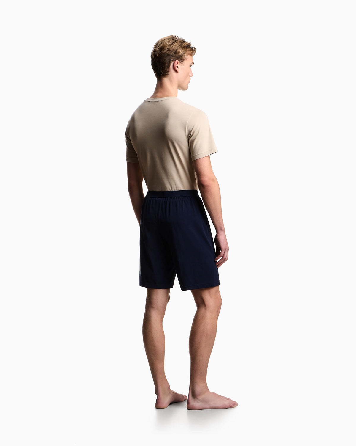 Endurance jersey pyjamas with Bermuda shorts