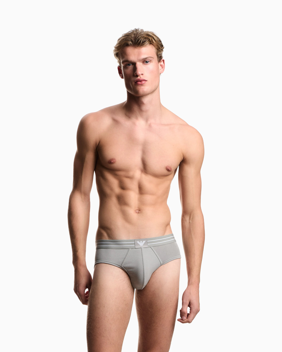 Two-pack of logolabel organic jersey briefs